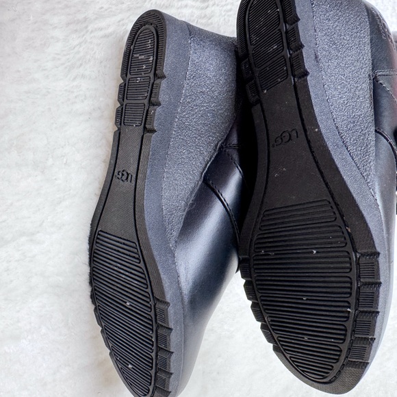 UGG Janney Women's Wedge Heel Boots Size 6.5 Sheepskin Lined Waterproof - Picture 3 of 5